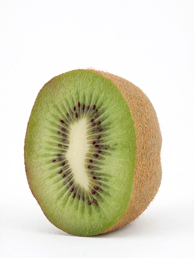 Kiwi fruit cross-section